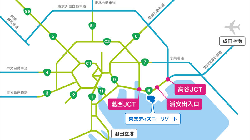 高速道路アクセス