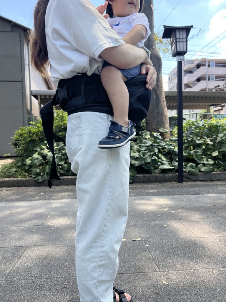 ベーシック抱っこ時右側