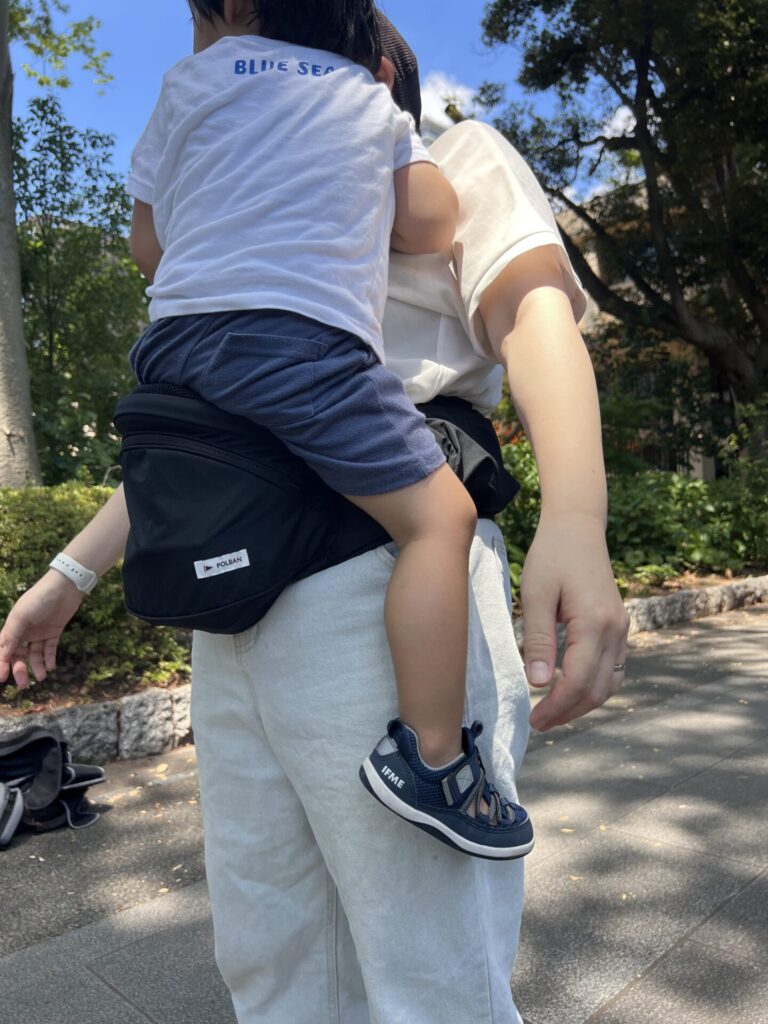 アドバンス抱っこ時の写真