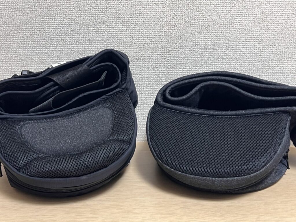 アドバンスとプライムの座面比較写真